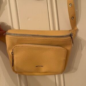 Matt & Nat Mustard Crossbody Bag